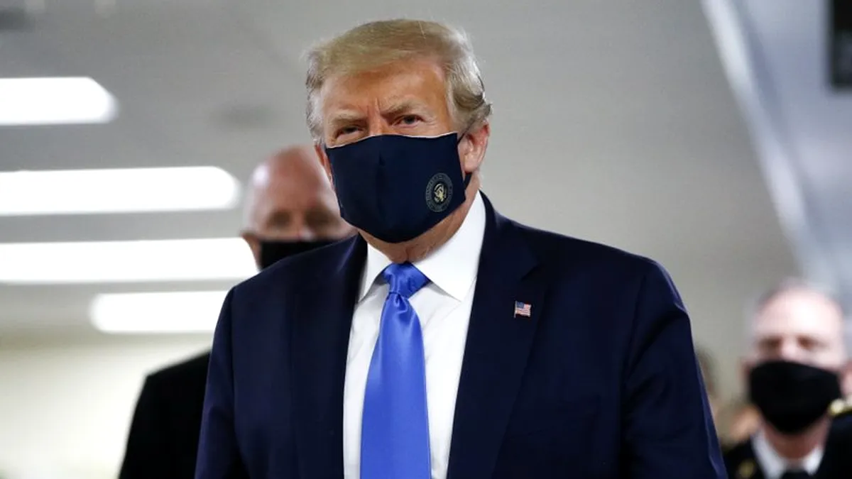 Donald Trump, total ÎMPOTRIVA purtatului măștii. Cum își motivează decizia liderul american